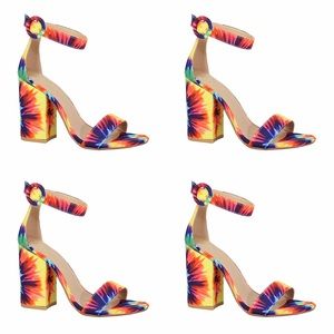 Tye die heels/‼️‼️‼️ALL SHOES ARE NEW‼️‼️‼️